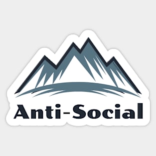 Anti-Social Sticker